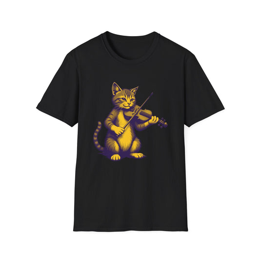 Cat Fiddlin’ Violin T-Shirt