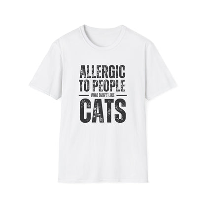 Allergic to People Who Don’t Like Cats T-Shirt