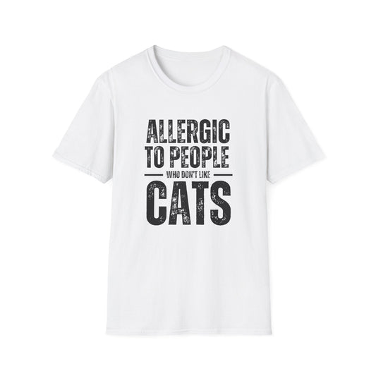 Allergic to People Who Don’t Like Cats T-Shirt