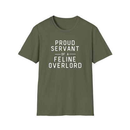 Proud Servant of a Feline Overlord T-Shirt
