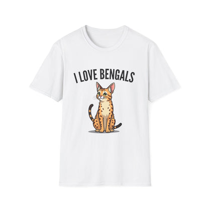 I ❤️ Bengals Cat T-Shirt