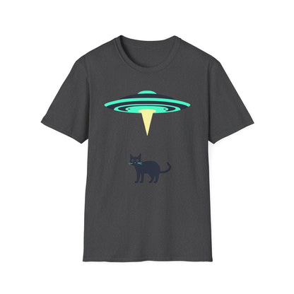 Abducted By Aliens Cat T-Shirt