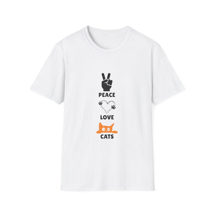 Peace Love Cats T-Shirt