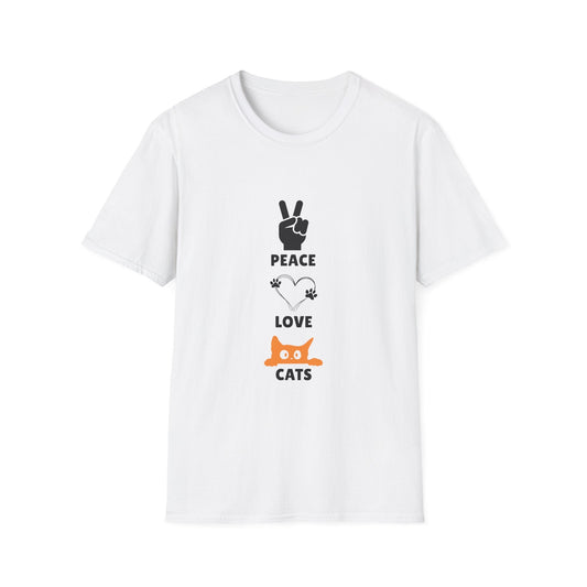 Peace Love Cats T-Shirt