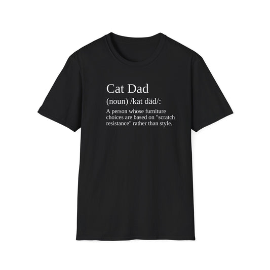 Cat Dad Definition T-Shirt