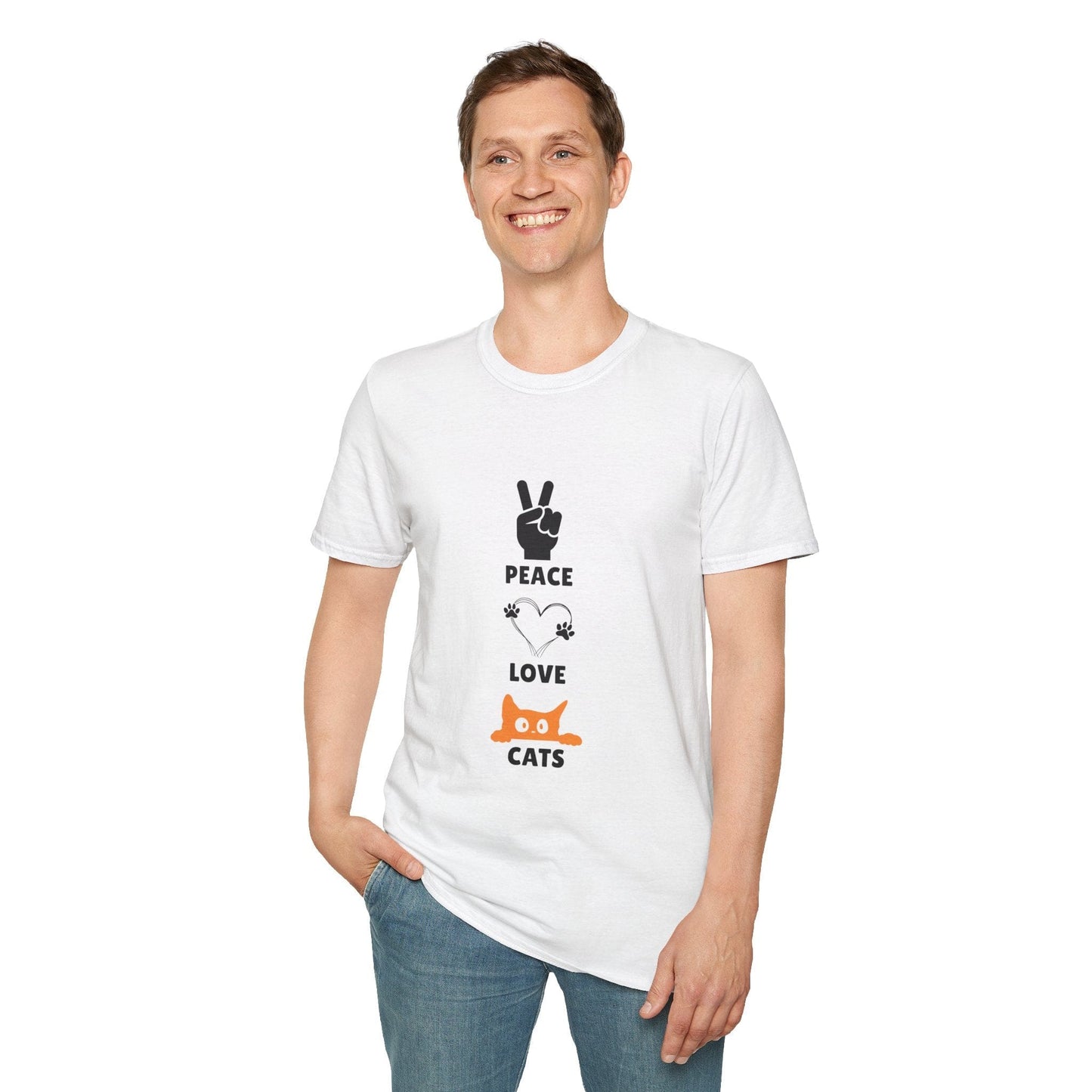 Peace Love Cats T-Shirt