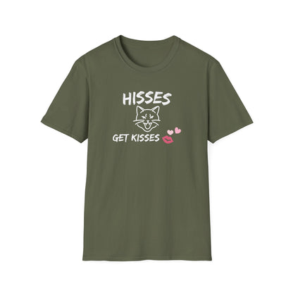 Hisses Get Kisses Cat T-Shirt