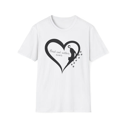 Best Cat Sitter Ever Heart T-Shirt
