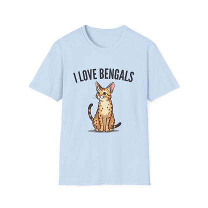 I ❤️ Bengals Cat T-Shirt