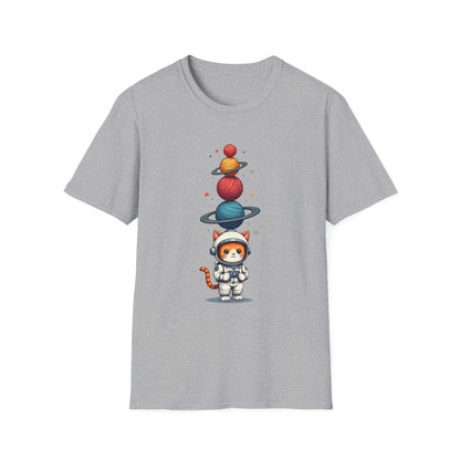 Yarniverse Explorer Cat T-Shirt