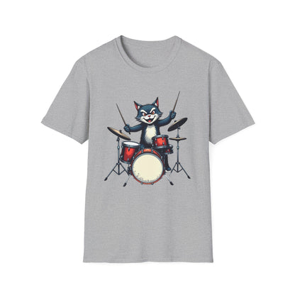 Drummer Cat Beats T-Shirt