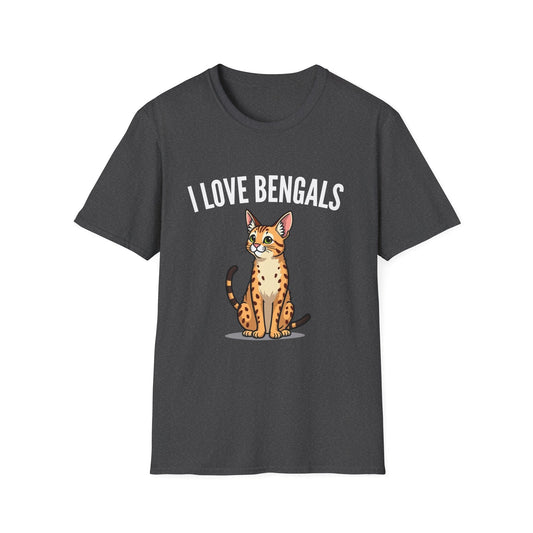 I ❤️ Bengals Cat T-Shirt