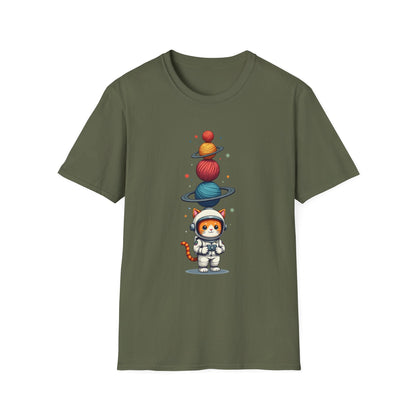 Yarniverse Explorer Cat T-Shirt