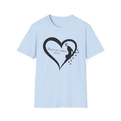 Best Cat Sitter Ever Heart T-Shirt