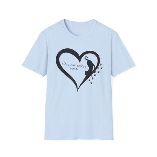 Best Cat Sitter Ever Heart T-Shirt