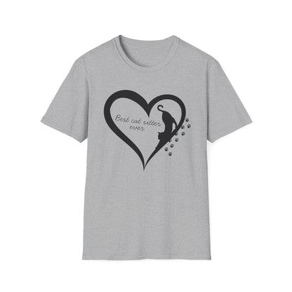 Best Cat Sitter Ever Heart T-Shirt