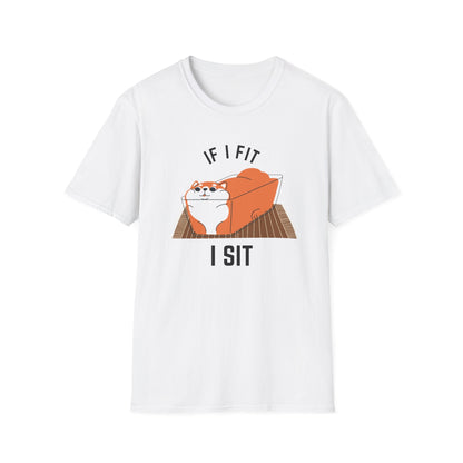 If I Fit, I Sit Cat T-Shirt
