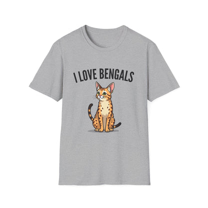 I ❤️ Bengals Cat T-Shirt