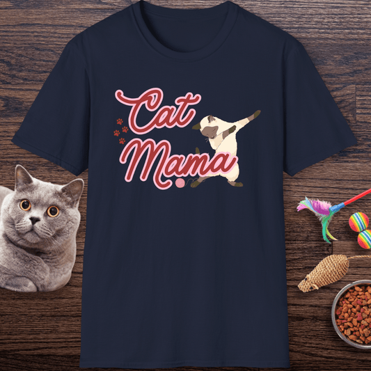 Cat Mama Dabbing Cat T-Shirt