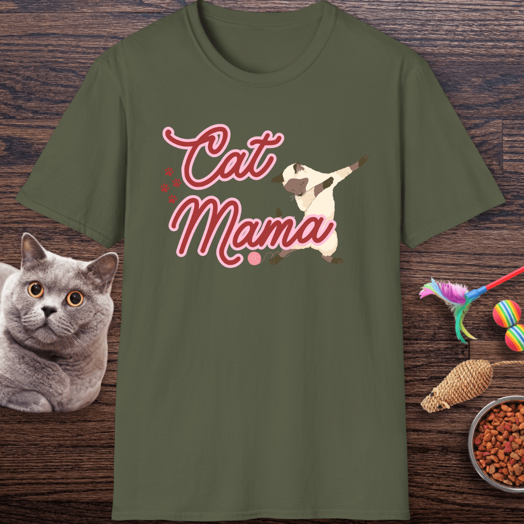 Cat Mama Dabbing Cat T-Shirt