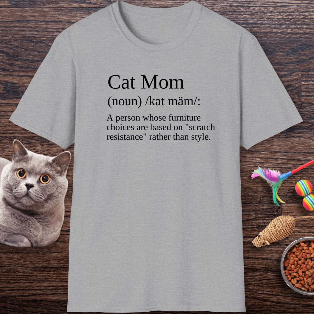 Cat Mom Definition T-Shirt