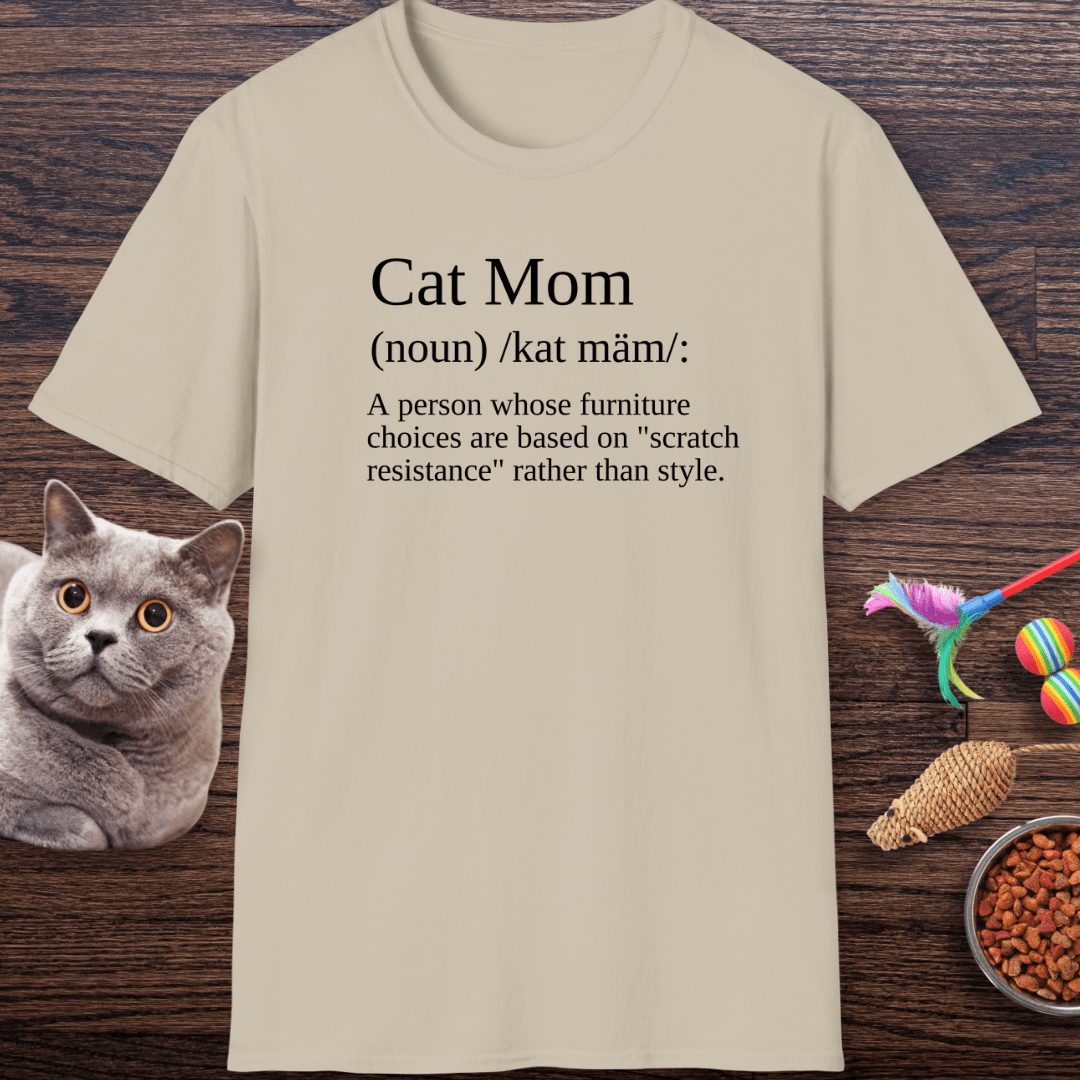 Cat Mom Definition T-Shirt