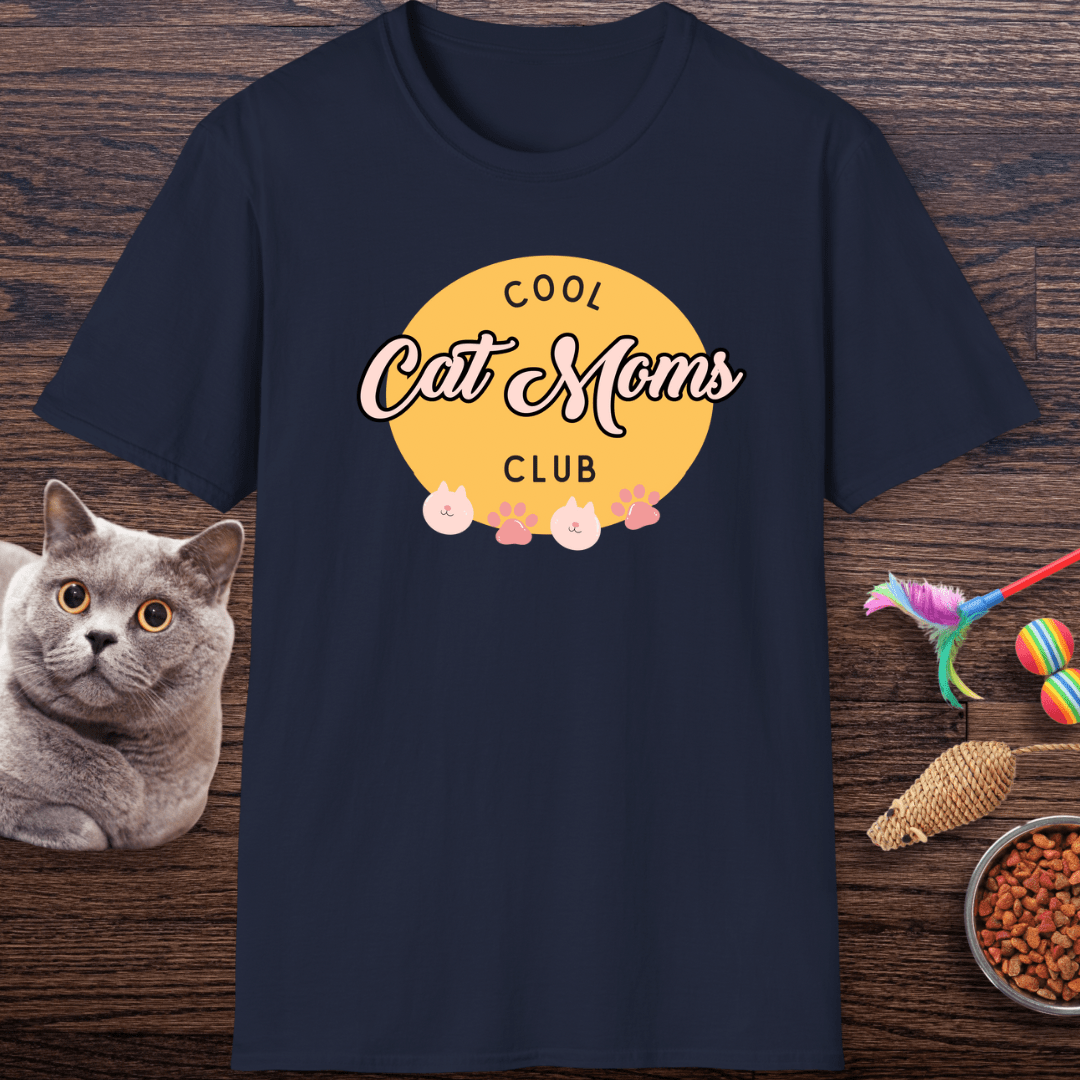 Cool Cat Moms Club T-Shirt