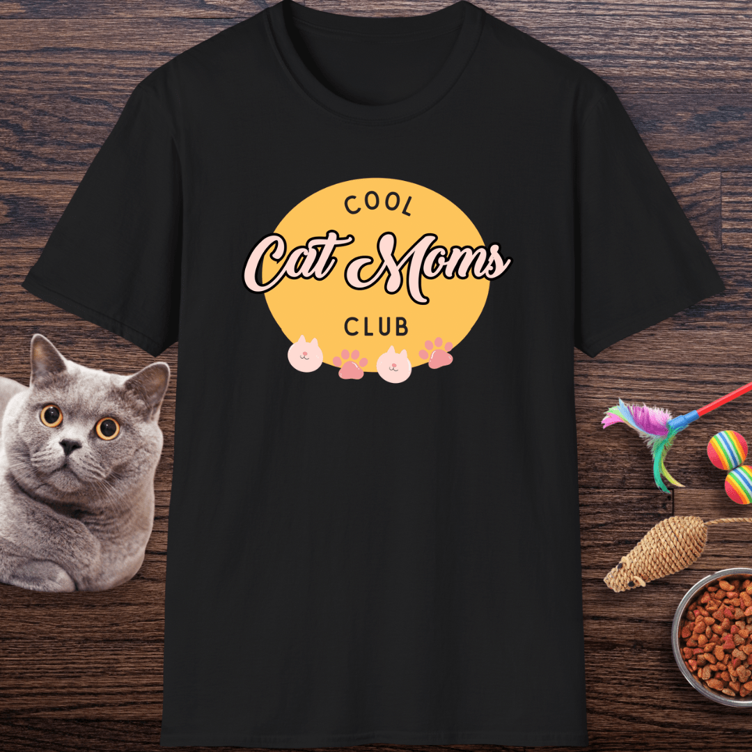 Cool Cat Moms Club T-Shirt