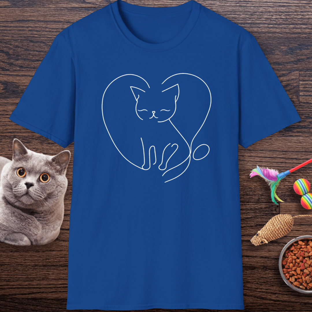 Cozy Heart Kitty T-Shirt