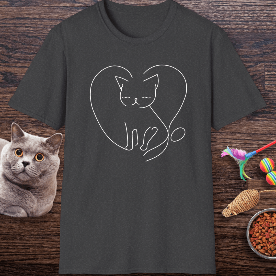 Cozy Heart Kitty T-Shirt