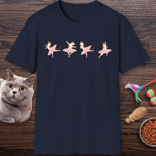 Dancing Cats in Tutus T-Shirt