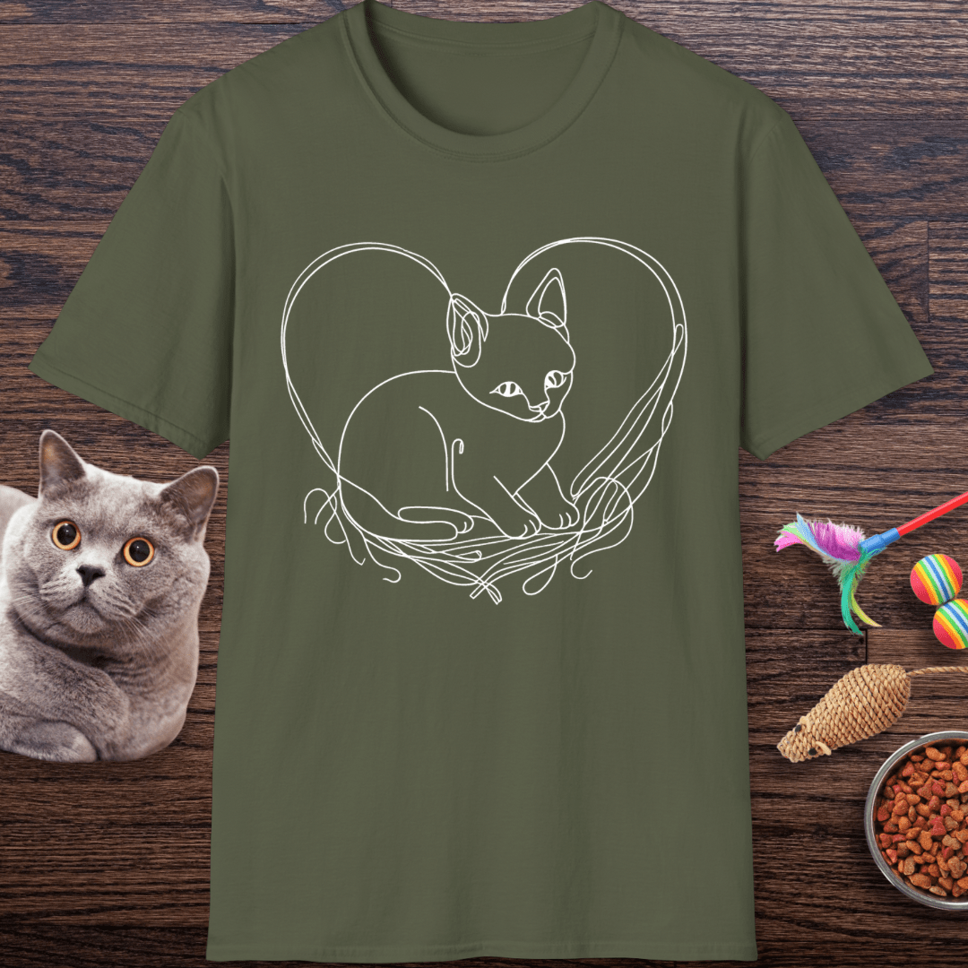 Heart String Kitty T-Shirt
