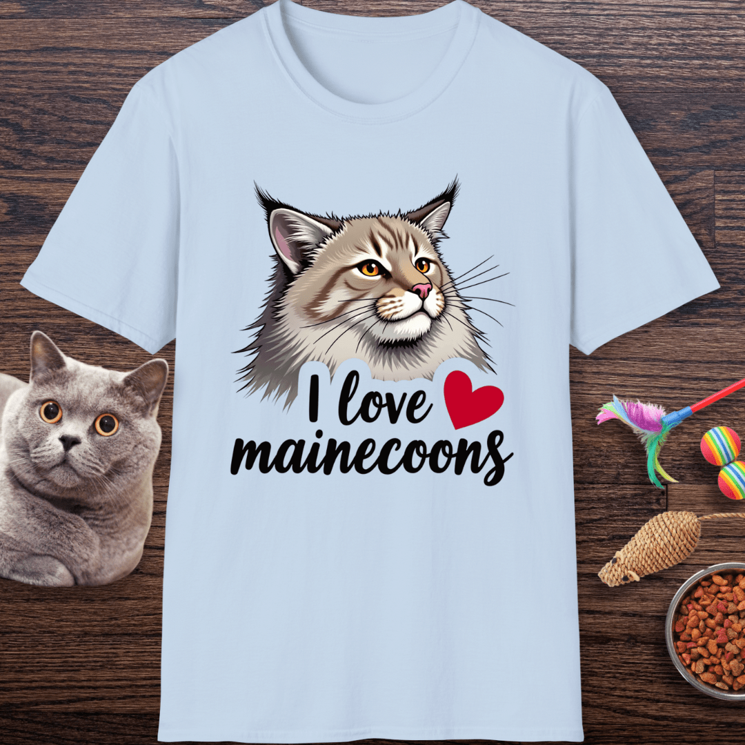 I ❤️ Maine Coons T-Shirt