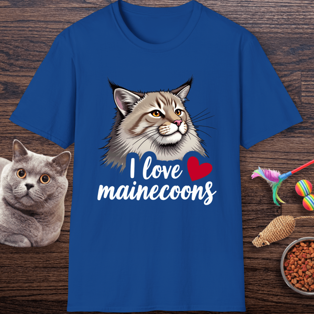 I ❤️ Maine Coons T-Shirt
