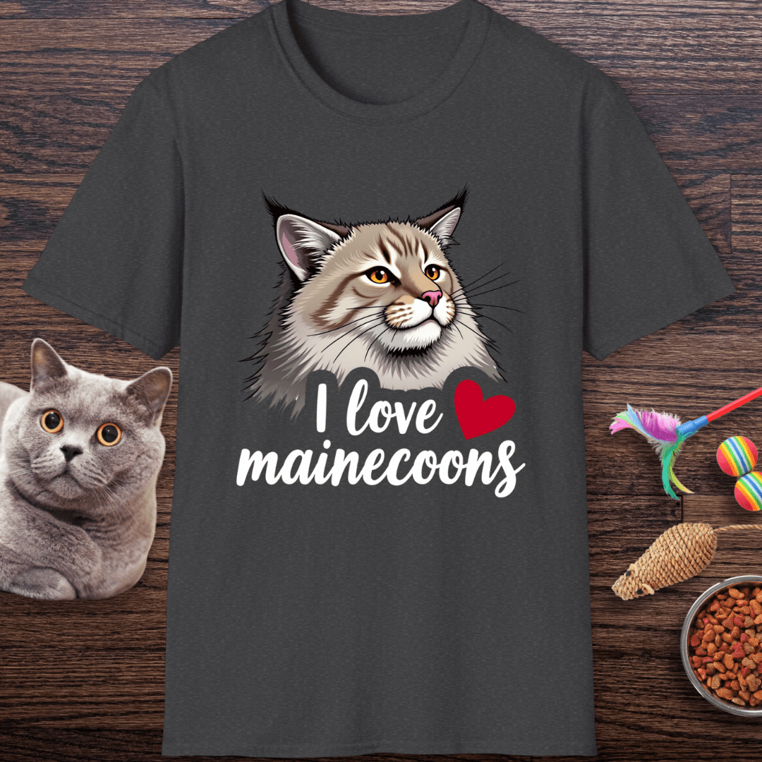 I ❤️ Maine Coons T-Shirt