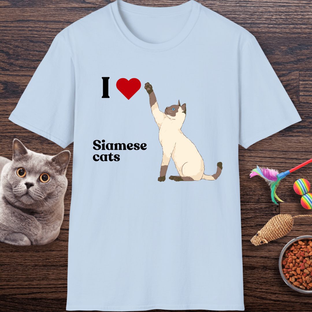 I ❤️ Siamese Cats T-Shirt
