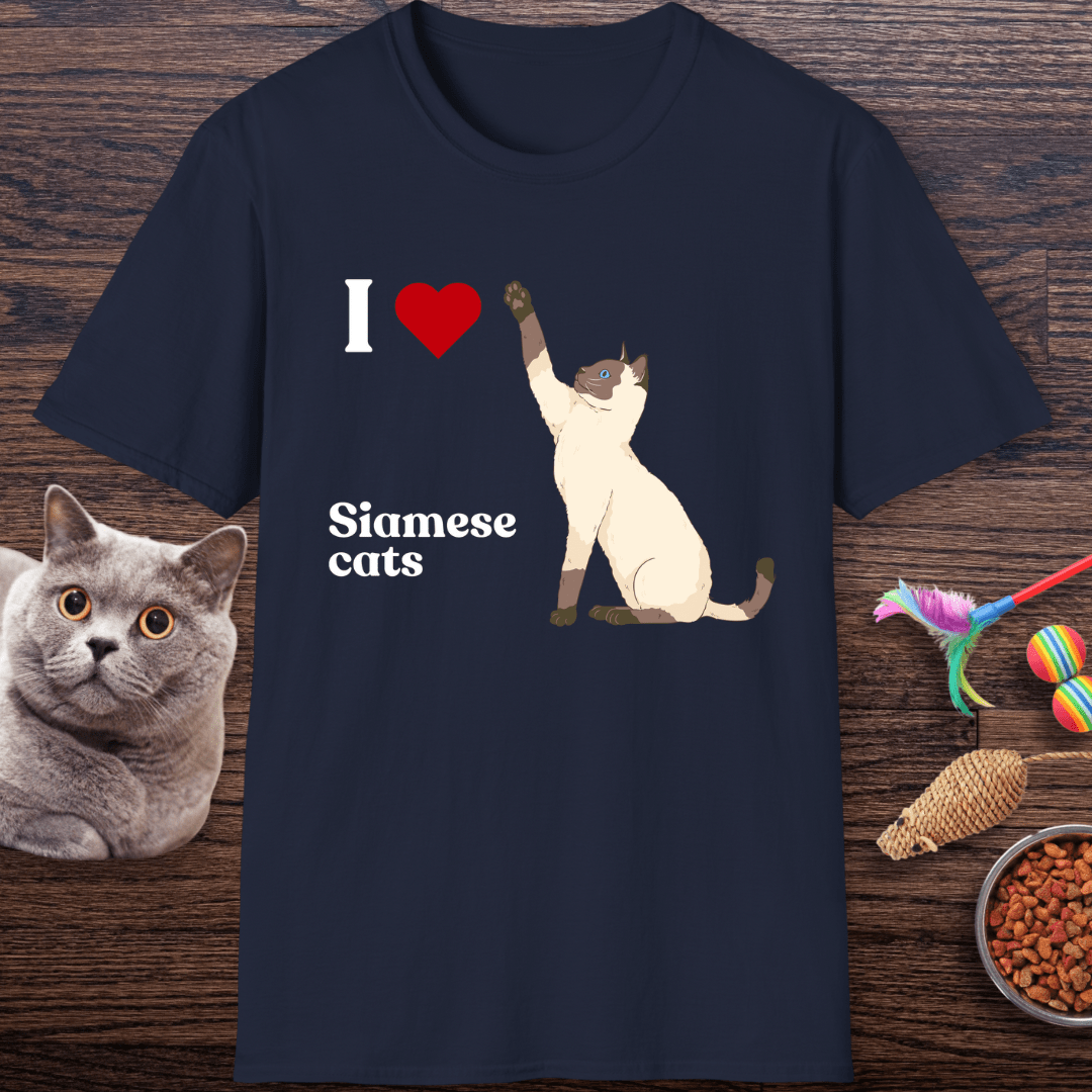 I ❤️ Siamese Cats T-Shirt