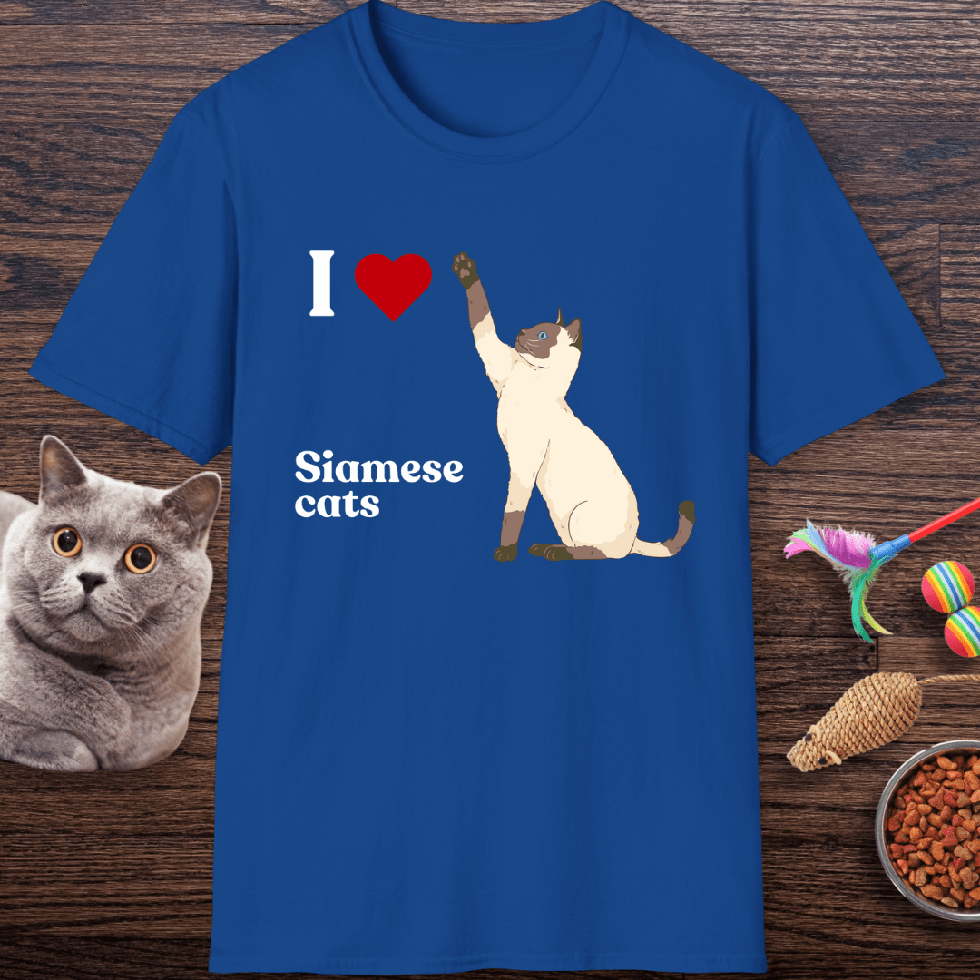 I ❤️ Siamese Cats T-Shirt