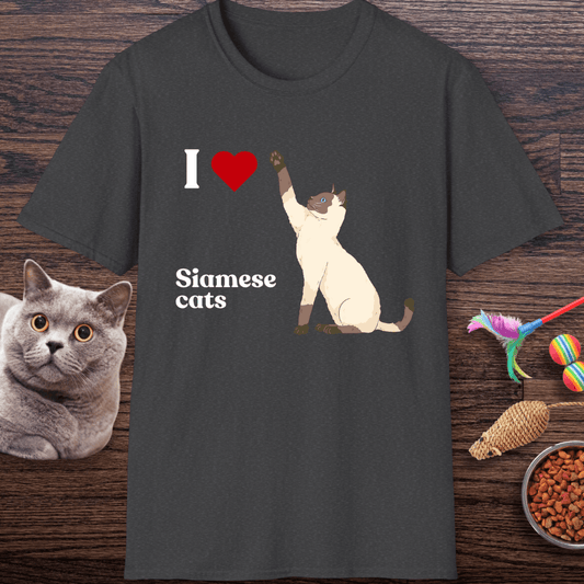 I ❤️ Siamese Cats T-Shirt