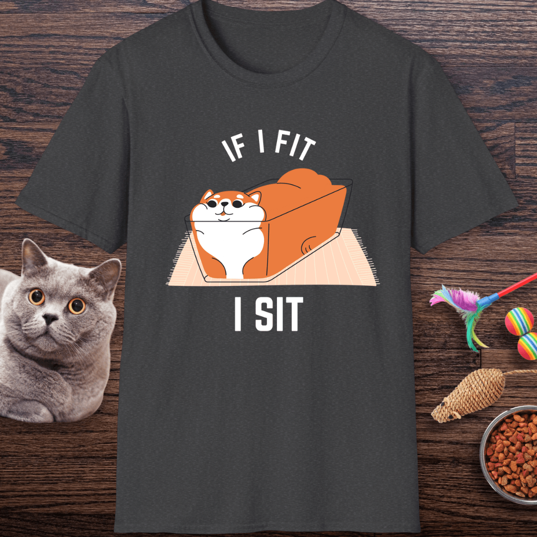 If I Fit, I Sit Cat T-Shirt