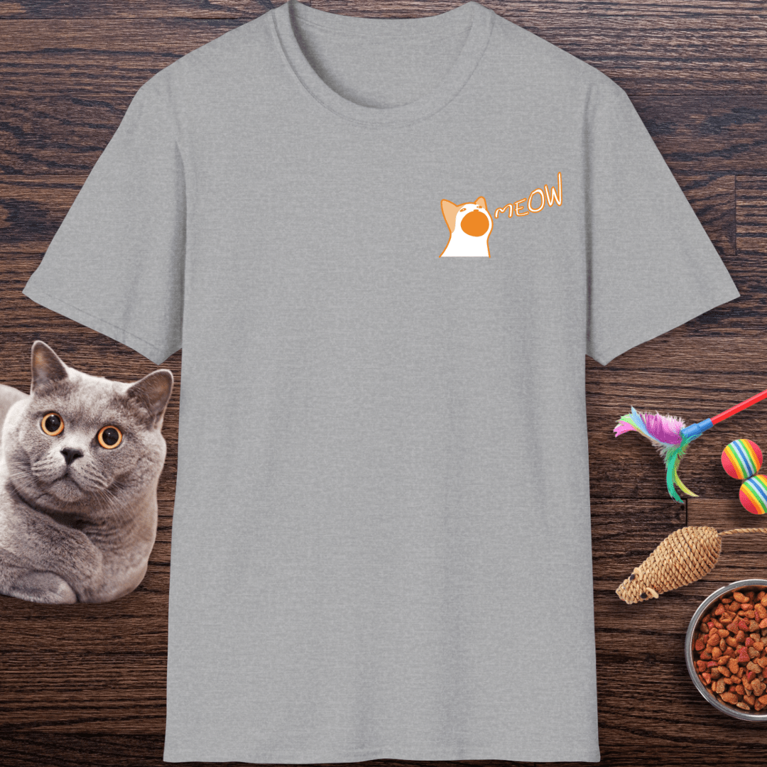 Big Meow Energy Orange Cat T-Shirt