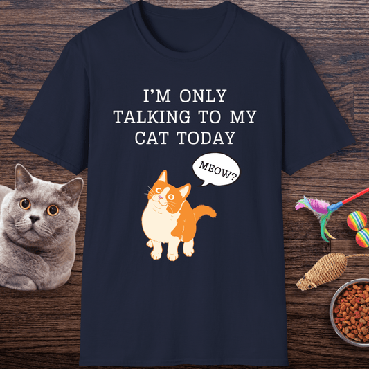 I’m Only Talking to My Cat Today T-Shirt
