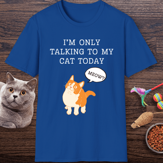 I’m Only Talking to My Cat Today T-Shirt