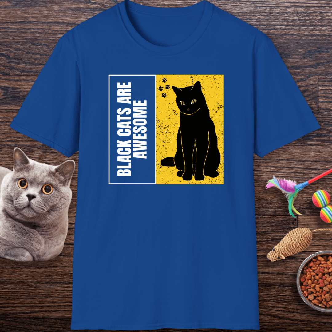 Black Cats Are Awesome T-Shirt