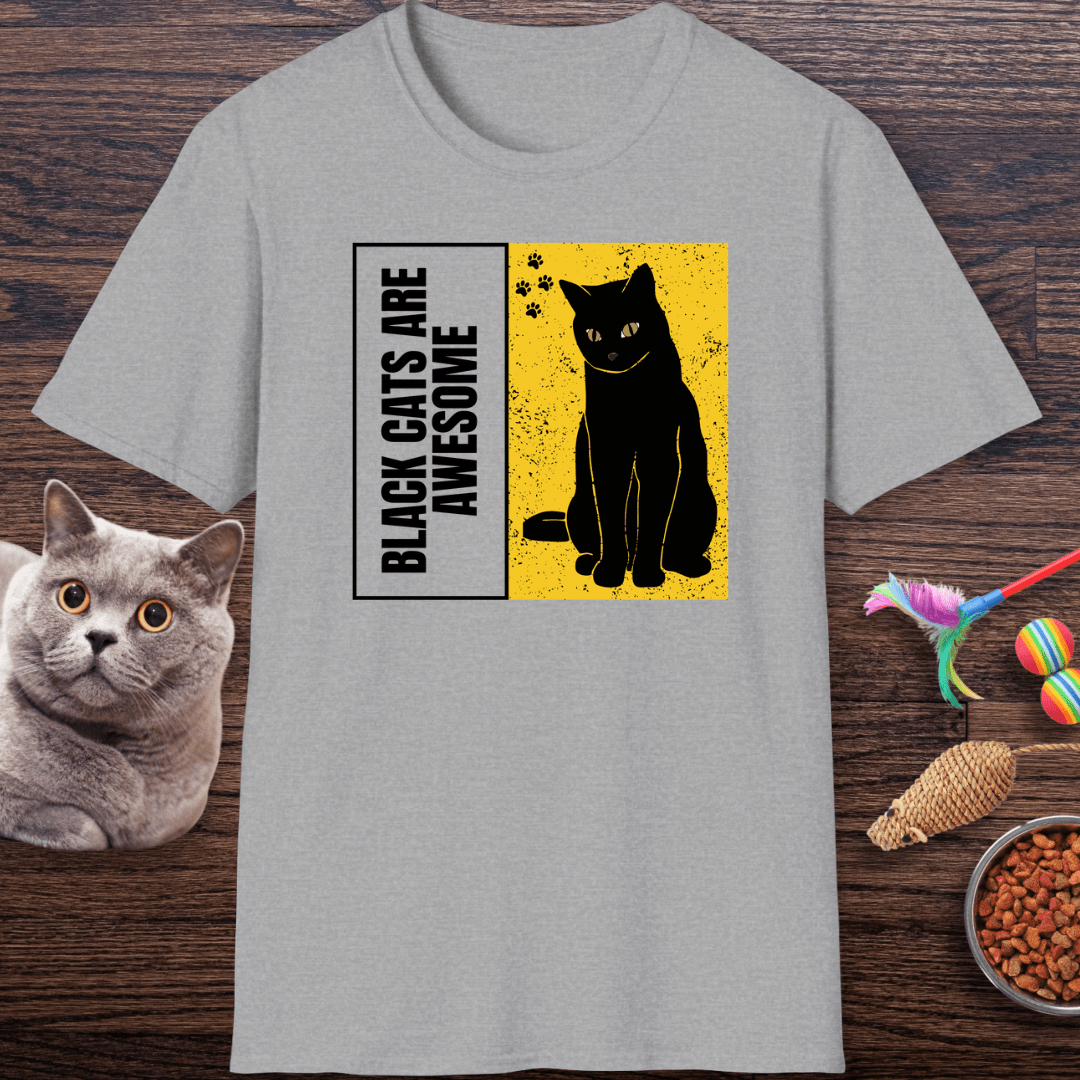 Black Cats Are Awesome T-Shirt