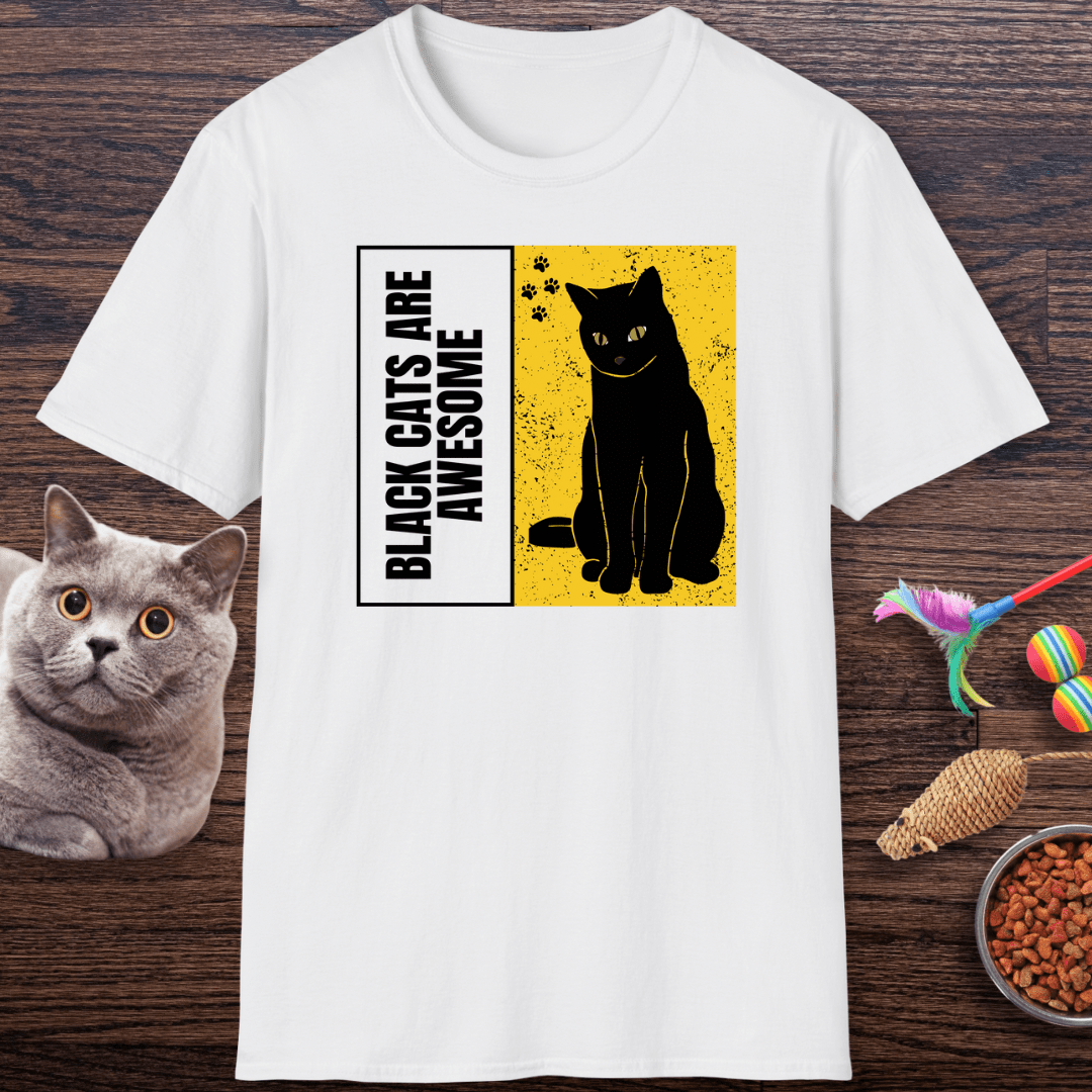 Black Cats Are Awesome T-Shirt