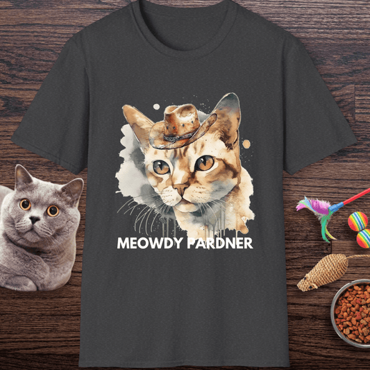 Meowdy Pardner Cat T-Shirt
