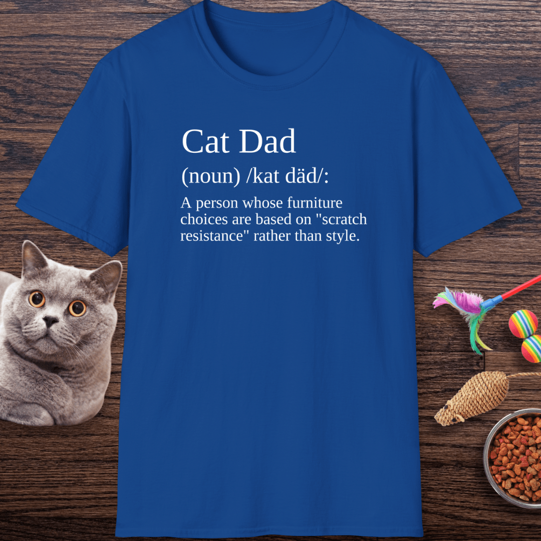 Cat Dad Definition T-Shirt