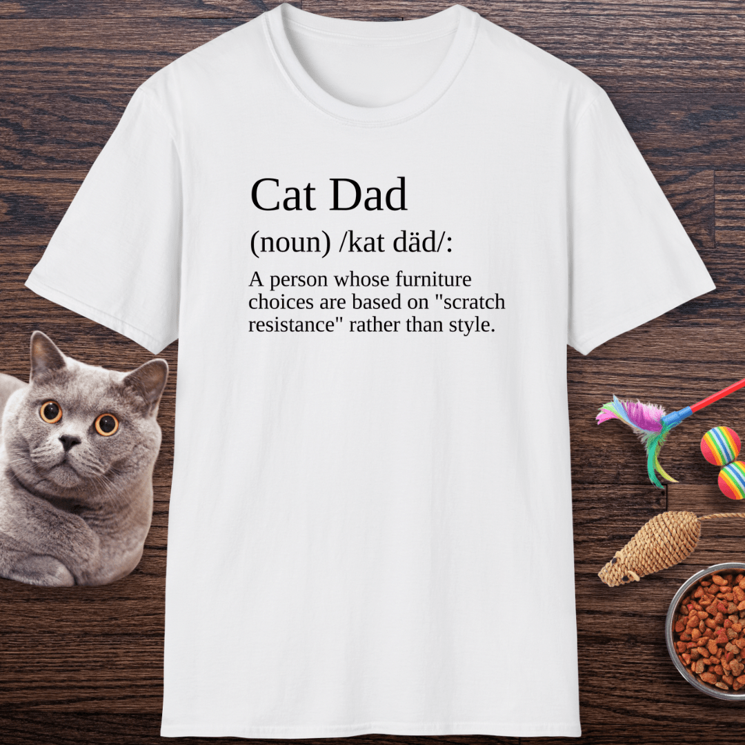 Cat Dad Definition T-Shirt