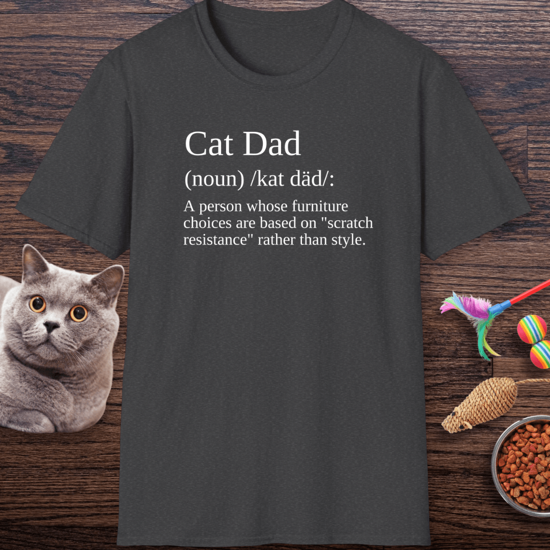 Cat Dad Definition T-Shirt